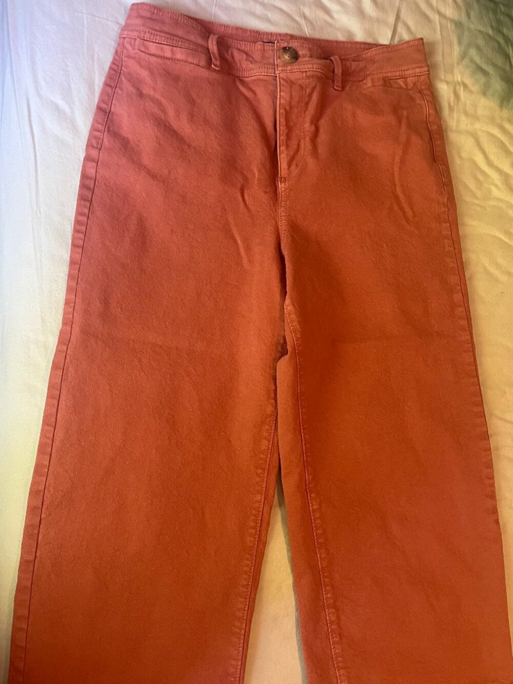 Ann Taylor cropped wide leg jeans